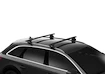 Tetőcsomagtartó Thule EVO WingBar Blackkel Audi A4 Avant 5-dr Estate Süllyesztett sínek 08-15