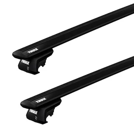 Tetőcsomagtartó Thule EVO WingBar Blackkel Audi A4 Avant 5-dr Estate Tetősínek 05-07