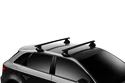 Tetőcsomagtartó Thule EVO WingBar Blackkel Audi Q4 Sportback e-tron 5-dr SUV Normál tető 22+