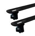 Tetőcsomagtartó Thule EVO WingBar Blackkel BMW 3-Series (E46) 4-dr Sedan Rögzítőpontok 00-01