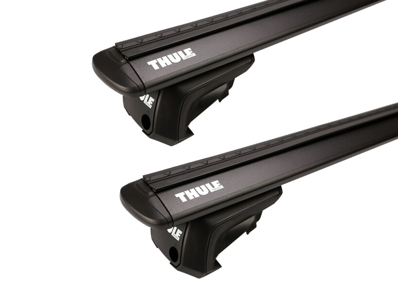 Tetőcsomagtartó Thule EVO WingBar Blackkel Dacia Dokker 5-dr MPV Tetősínek 12-13, 15-23