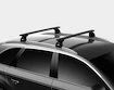 Tetőcsomagtartó Thule EVO WingBar Blackkel Fiat Fiorino 5-dr Van Rögzítőpontok 08-24
