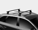 Tetőcsomagtartó Thule EVO WingBar Blackkel Fiat Fiorino 5-dr Van Rögzítőpontok 08-24