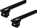 Tetőcsomagtartó Thule EVO WingBar Blackkel Fiat Fiorino 5-dr Van Rögzítőpontok 08-24