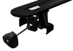 Tetőcsomagtartó Thule EVO WingBar Blackkel Fiat Qubo 4-dr MPV Rögzítőpontok 08-17
