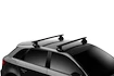 Tetőcsomagtartó Thule EVO WingBar Blackkel Ford Focus Mk III 5-dr Estate Normál tető 11-18