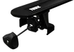 Tetőcsomagtartó Thule EVO WingBar Blackkel GMC Hummer EV 4-dr Pickup Rögzítőpontok 22-24