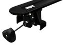 Tetőcsomagtartó Thule EVO WingBar Blackkel GMC Hummer EV 4-dr Pickup Rögzítőpontok 22-24