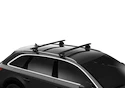 Tetőcsomagtartó Thule EVO WingBar Blackkel Holden Astra Sports Tourer 5-dr Estate Süllyesztett sínek 10-15