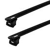 Tetőcsomagtartó Thule EVO WingBar Blackkel Jeep Commander (Standard Crossbars) 5-dr SUV T-Profil 06+