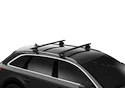 Tetőcsomagtartó Thule EVO WingBar Blackkel Jeep Compass 5-dr SUV Rögzítőpontok 11-16