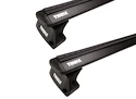 Tetőcsomagtartó Thule EVO WingBar Blackkel Jeep Compass 5-dr SUV Rögzítőpontok 11-16