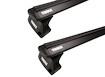 Tetőcsomagtartó Thule EVO WingBar Blackkel Opel Astra 5-dr kombi Süllyesztett sínek 07-10