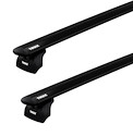 Tetőcsomagtartó Thule EVO WingBar Blackkel Renault Mégane II 5-dr Hatchback Rögzítőpontok 03-08
