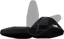 Tetőcsomagtartó Thule EVO WingBar Blackkel Toyota Verso 5-dr MPV Tetősínek 09-23