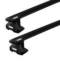 Tetőcsomagtartó Thule EVO WingBar Blackkel Vauxhall Viva 5-dr Hatchback Normál tető 15-21