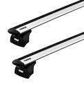 Tetőcsomagtartó Thule EVO WingBarral Renault Mégane II 3-dr Hatchback Rögzítőpontok 03-08