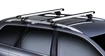 Tetőcsomagtartó Thule SlideBarral Chevrolet Celta 3-dr Hatchback Rögzítőpontok 00-21