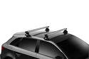 Tetőcsomagtartó Thule SlideBarral Mercedes Benz EQS SUV (X296) 5-dr SUV Rögzítőpontok 23+