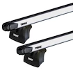Tetőcsomagtartó Thule SlideBarral Volkswagen Multivan (T5) 4-dr Bus T-Profil 03-09