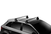 Tetőcsomagtartó Thule SquareBarral Audi Q4 Sportback e-tron 5-dr SUV Normál tető 22+