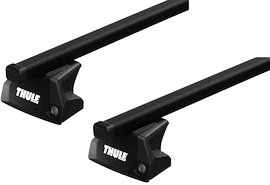 Tetőcsomagtartó Thule SquareBarral Chevrolet Blazer EV 5-dr SUV Süllyesztett sínek 24+