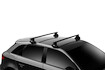 Tetőcsomagtartó Thule SquareBarral OPEL Astra 5-dr Hatchback Normál tető 16+