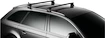 Tetőcsomagtartó Thule WingBar Blackkel AUDI A4 Avant 5 kombi Süllyesztett sínek 08-15