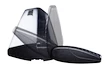 Tetőcsomagtartó Thule WingBar Blackkel Dacia Logan MCV 5-dr Estate Tetősínek 13-20