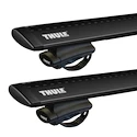Tetőcsomagtartó Thule WingBar Blackkel Fiat Toro 4-dr Pickup Tetősínek 16-24