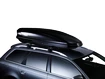 Tetőcsomagtartó Thule WingBar Blackkel Peugeot 207 SW 5-dr Estate Tetősínek 07-12