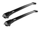 Tetőcsomagtartó Thule WingBar Edge Black Chevrolet Rezzo 5-dr Estate Tetősínek 00-04