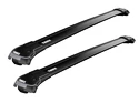 Tetőcsomagtartó Thule WingBar Edge Black Nissan Pathfinder (R51) 5-dr SUV Tetősínek 05-12