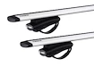 Tetőcsomagtartó Thule WingBarral Nissan Navara 4-dr Double-cab Tetősínek 05-15