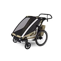 Thule Chariot Cross 2 double faded khaki Babakocsi