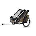 Thule Chariot Cross 2 single faded khaki Babakocsi