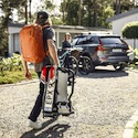 Thule EasyFold XT 3B 13pin Black w/o Bag and Rim Protector Kerékpártartó vontatóhorogra