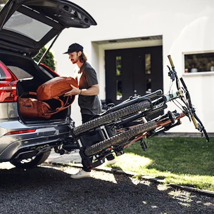 Thule EasyFold XT 3B 13pin Black w/o Bag and Rim Protector Kerékpártartó vontatóhorogra