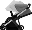 Thule Shine Grey Melange on Aluminum Babakocsi