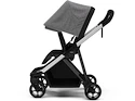Thule Shine Grey Melange on Aluminum Babakocsi