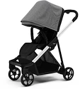 Thule Shine Grey Melange on Aluminum Babakocsi