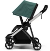 Thule Shine Mallard Green on Aluminum Babakocsi