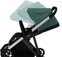Thule Shine Mallard Green on Aluminum Babakocsi