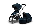 Thule Sleek Aluminum/Navy Blue Babakocsi