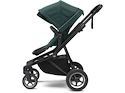 Thule  Sleek Mallard Green on Black  Babakocsi + Bassinet 