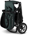 Thule  Sleek Mallard Green on Black  Babakocsi + Bassinet 