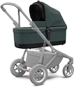 Thule  Sleek Mallard Green on Black  Babakocsi + Bassinet 