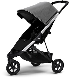 Thule Spring Aluminum/Grey Melange babakocsi + AJÁNDÉK