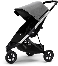 Thule Spring Aluminum/Grey Melange babakocsi + AJÁNDÉK