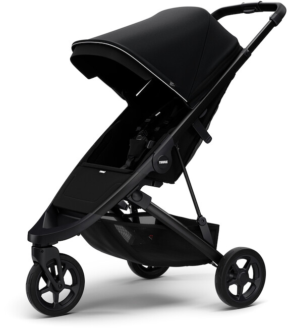 Thule Spring Black/Midnight Black babakocsi + AJÁNDÉK